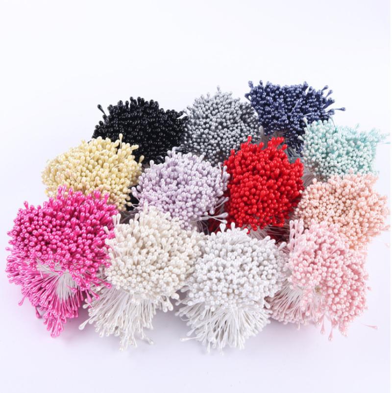 3Mm Cotton Thread Gypsum Pearlescent Flower Core Rose Core Diy Headdress Flower Material Flower Core Hair Accessories Accessories - Image 4